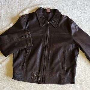 Italian vera pelle (genuine leather) jacket